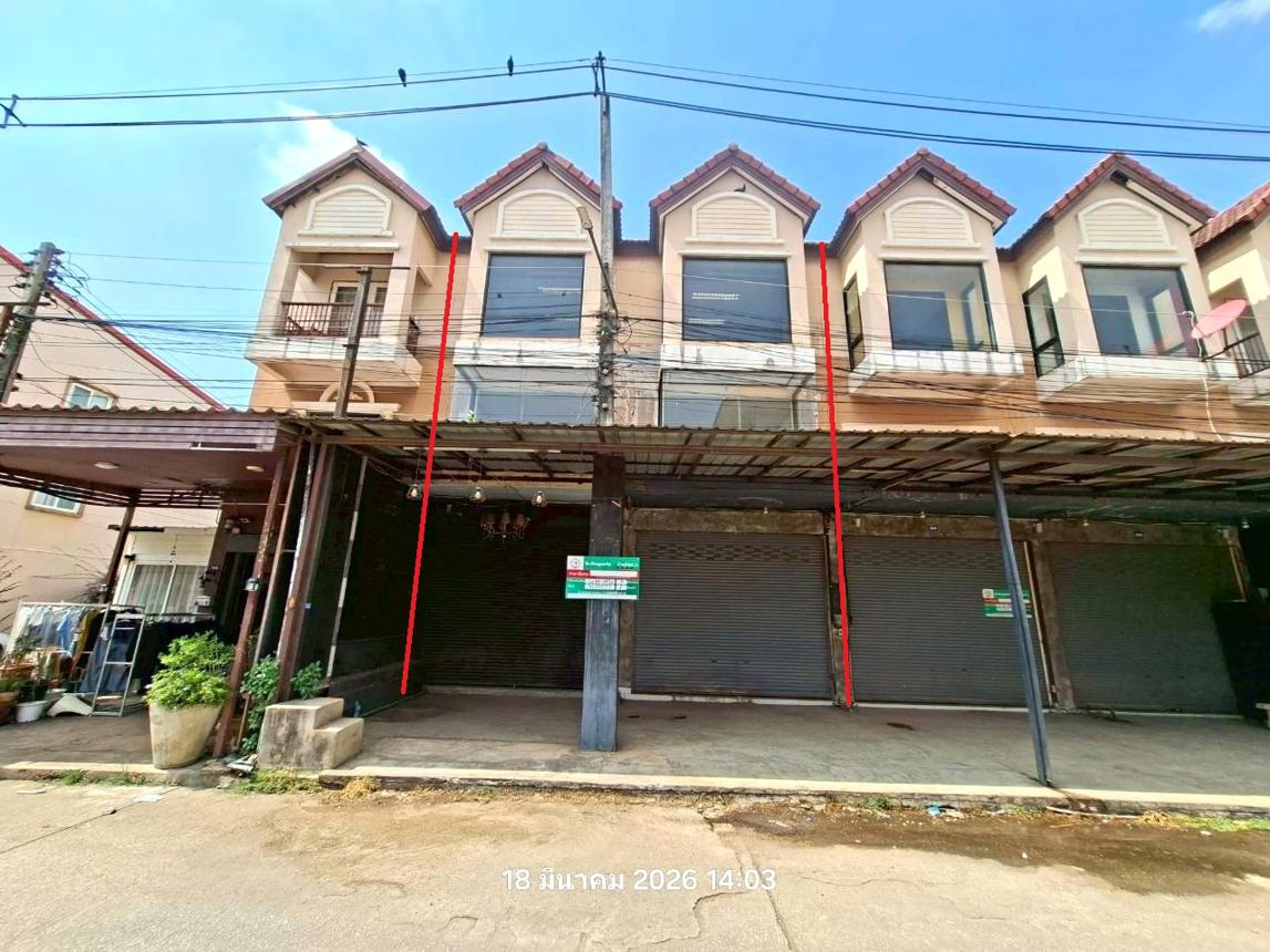 บ้านพักอาศัยแบบบ้านพาณิชย์ บ้านสวนพฤกษา ซิตี้พาร์ค ปราจีนบุรี ศรีมหาโพธิ